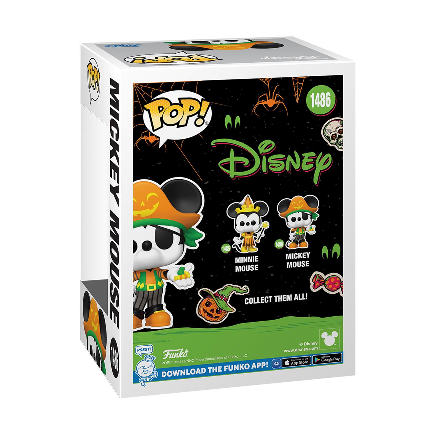 0121871.jpeg Funko Pop! Disney: Halloween - Mickey Mouse (Pirate) #1486 Vinyl Figure