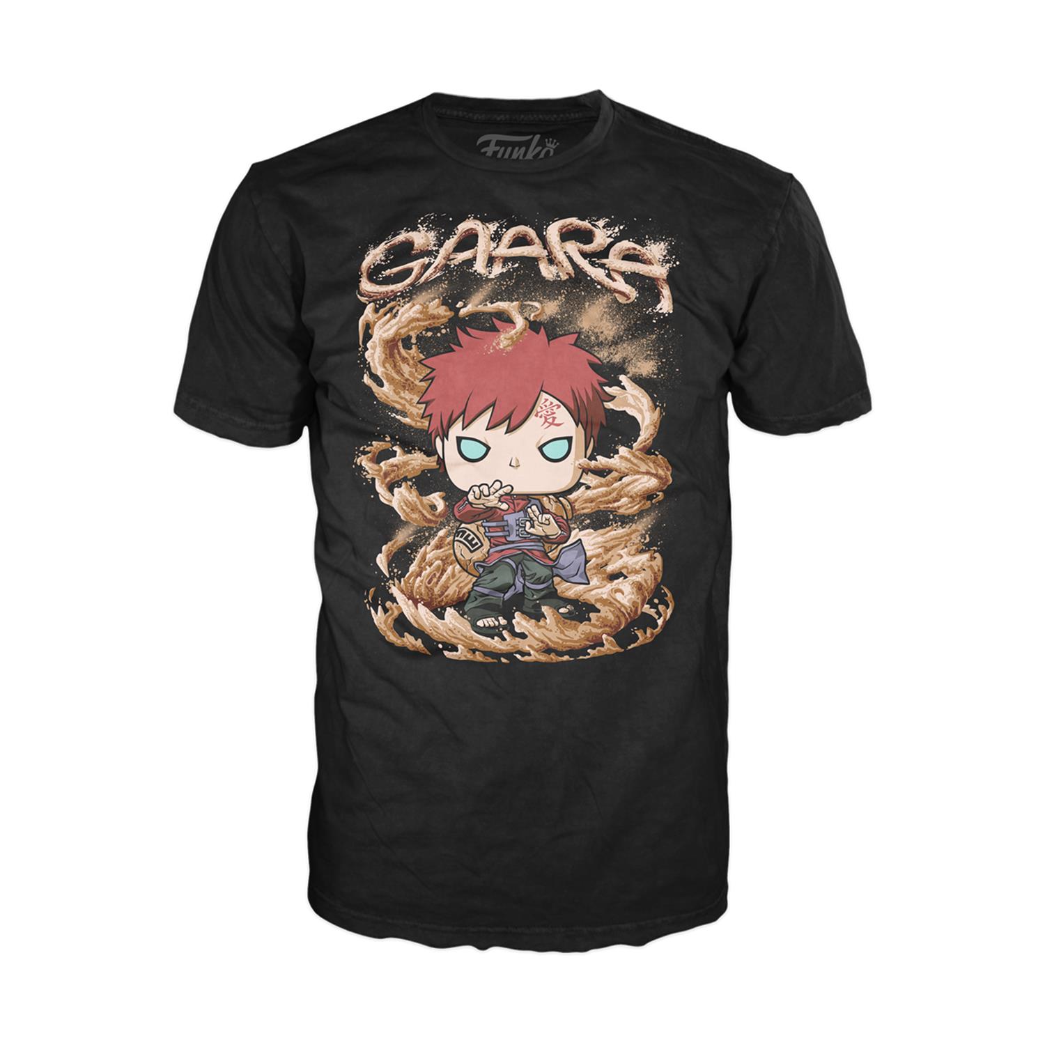 0124359.jpeg Funko Pop! & Tee (Adult): Naruto - Gaara (Glows in the Dark) Vinyl Figure and T-Shirt (S)