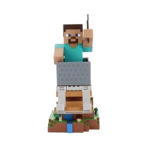 EXG Cable Guys: Minecraft - Steve Phone & Controller Holder (CGCRMC400728)