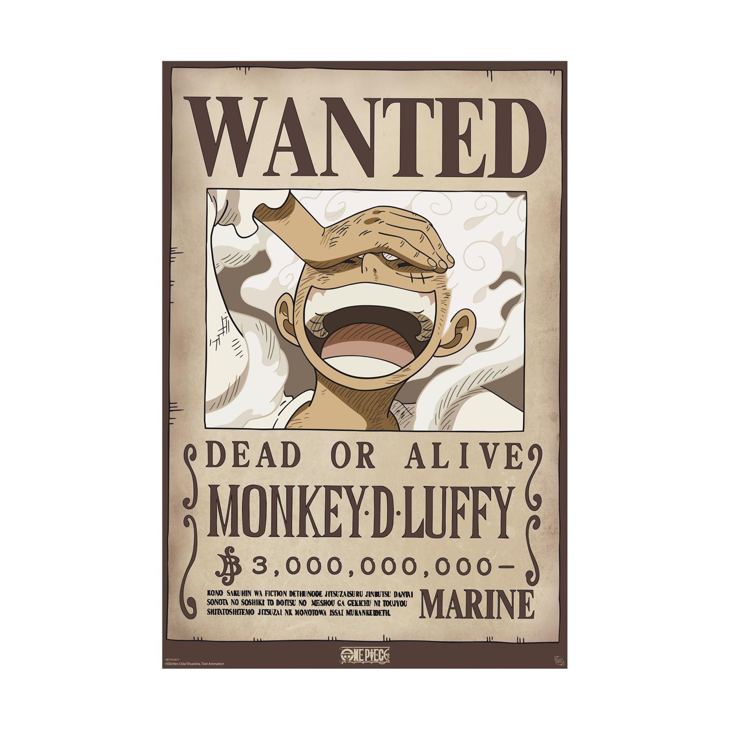 0124512-3.jpeg Abysse ONE PIECE - Poster Maxi 91.5x61 - Wanted Luffy Wano (GBYDCO617)