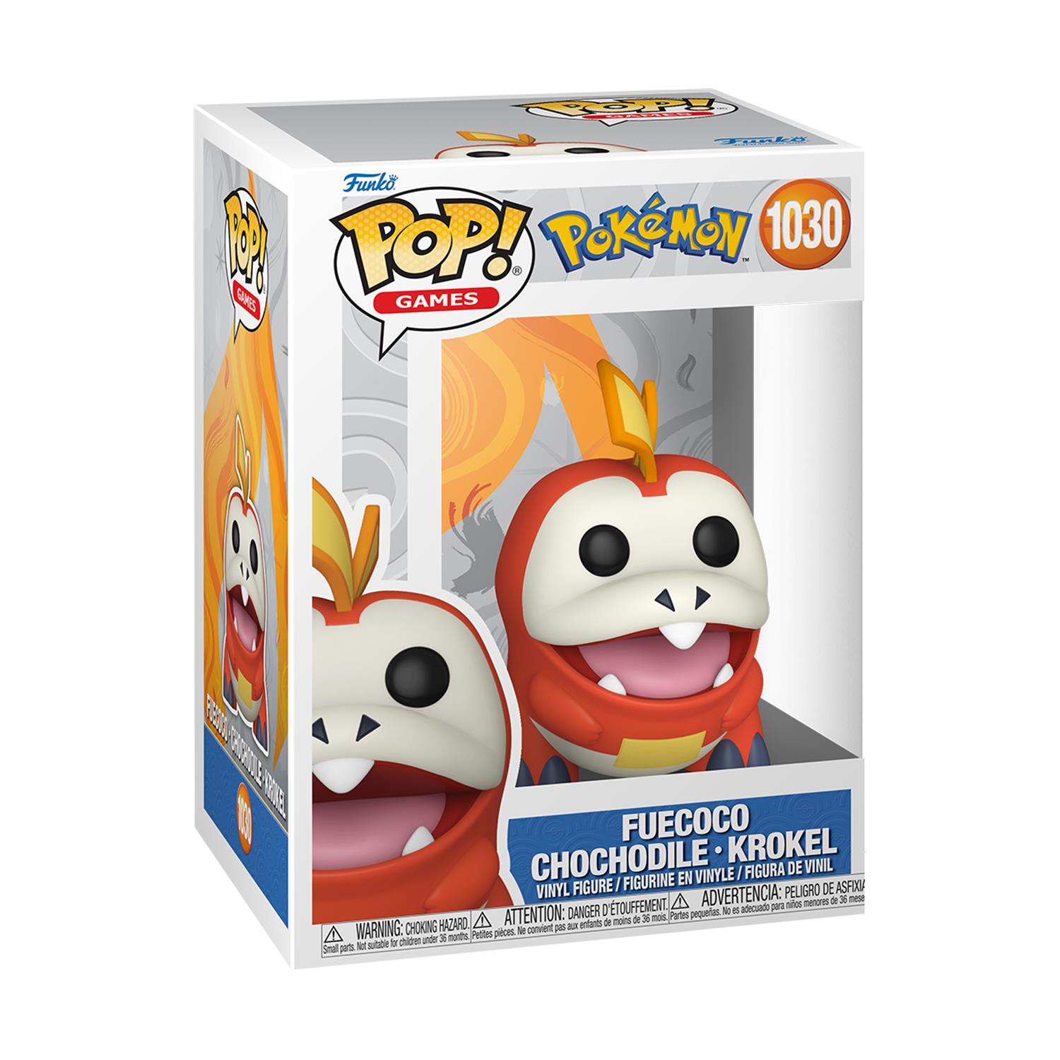 0126085.jpeg Funko Pop! Games: Pokemon - Fuecoco Chochodile Krokel #1030 Vinyl Figure