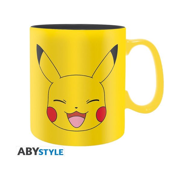 Abysse Nintendo: Pokemon - Pikachu Face Mug (460ml) (ABYMUGA166/ABYMUGA564)