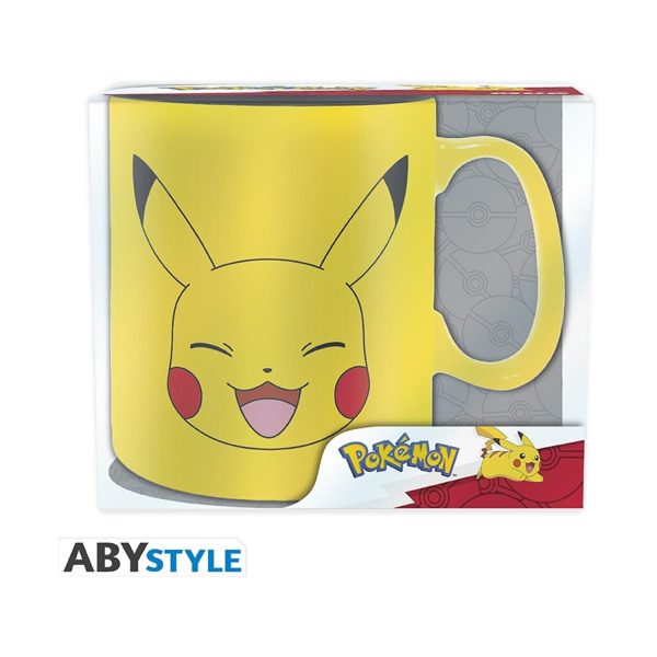 Abysse Nintendo: Pokemon - Pikachu Face Mug (460ml) (ABYMUGA166/ABYMUGA564)