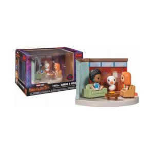 Funko Mini Moments: Marvel Studios WandaVision - 1970s - Wanda & Geraldine (Living Room) (Special Edition) Vinyl Collectibles