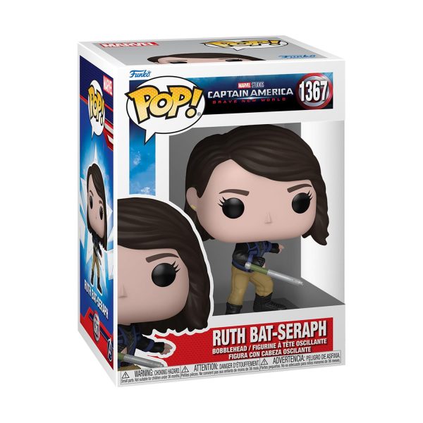 Funko Pop! Marvel: Captain America Brave New World - Ruth Bat - Seraph #1367 Bobble-Head Vinyl Figure
