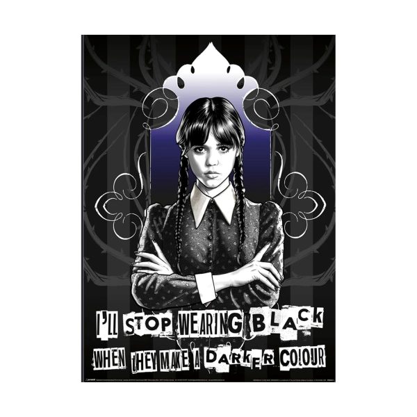 Pyramid: Wednesday (Goth) Poster Set (52x38cm) (PPB35411)