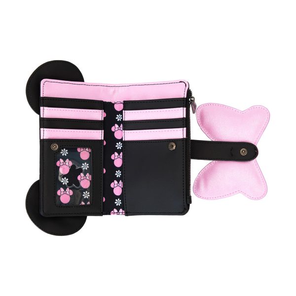 Loungefly Disney: Minnie - Floral Rock The Dots Flap Wallet (WDWA3202)