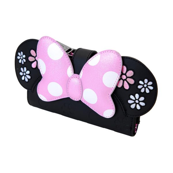 Loungefly Disney: Minnie - Floral Rock The Dots Flap Wallet (WDWA3202)