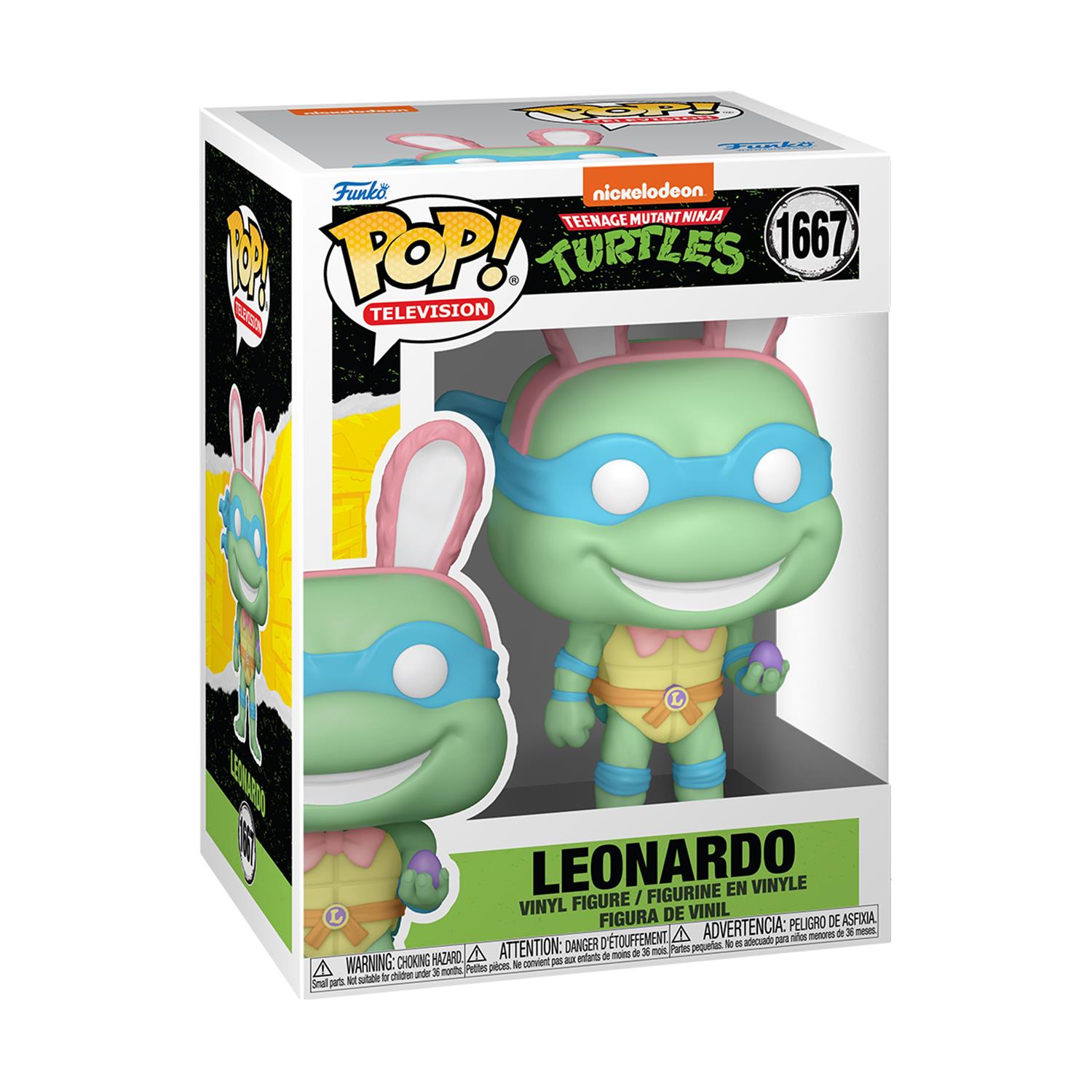 0131047.jpeg Funko Pop! Television: Teenage Mutant Ninja Turtles Easter - Leonardo #1667 Vinyl Figure