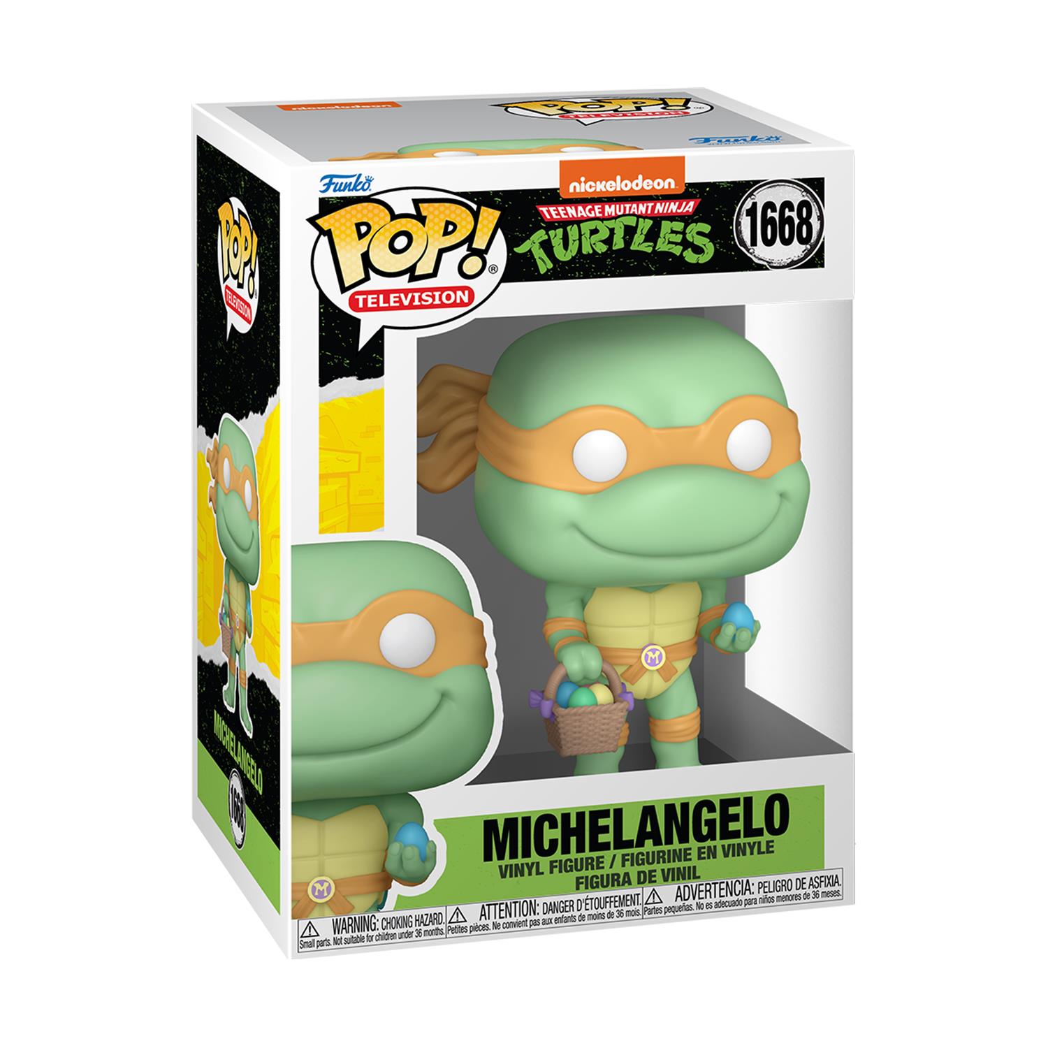 0131049.jpeg Funko Pop! Television: Teenage Mutant Ninja Turtles - Michelangelo #1668 Vinyl Figure