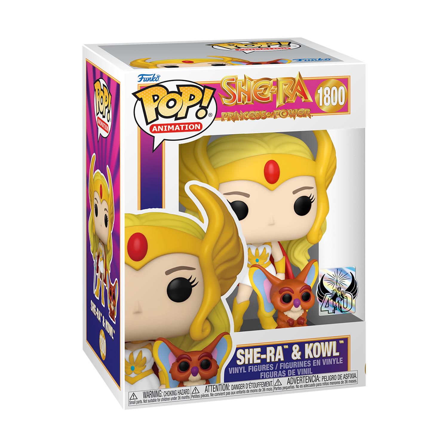 0133189.jpeg Funko Pop! Animation: She-Ra's Princess of Power - She-Ra & Kowl #1800 Vinyl Figure