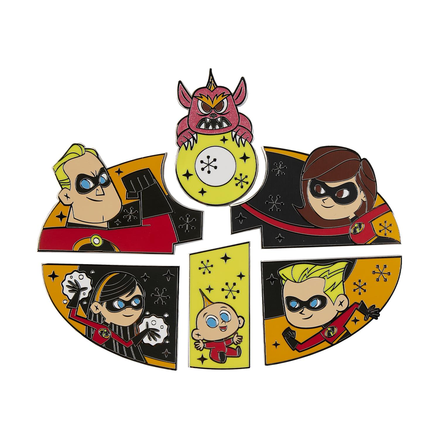 0133354.jpeg Loungefly Disney Pixar - Incredibles Puzzle Blind Box Pins (WDPN3013)