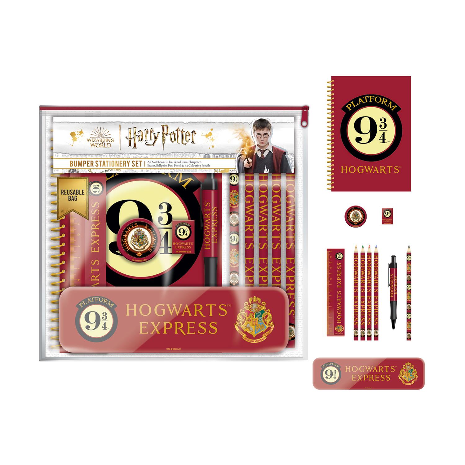 0133399.jpeg Pyramid: Harry Potter - Platform 9 3/4 Bumper Stationery Set (SR74361)
