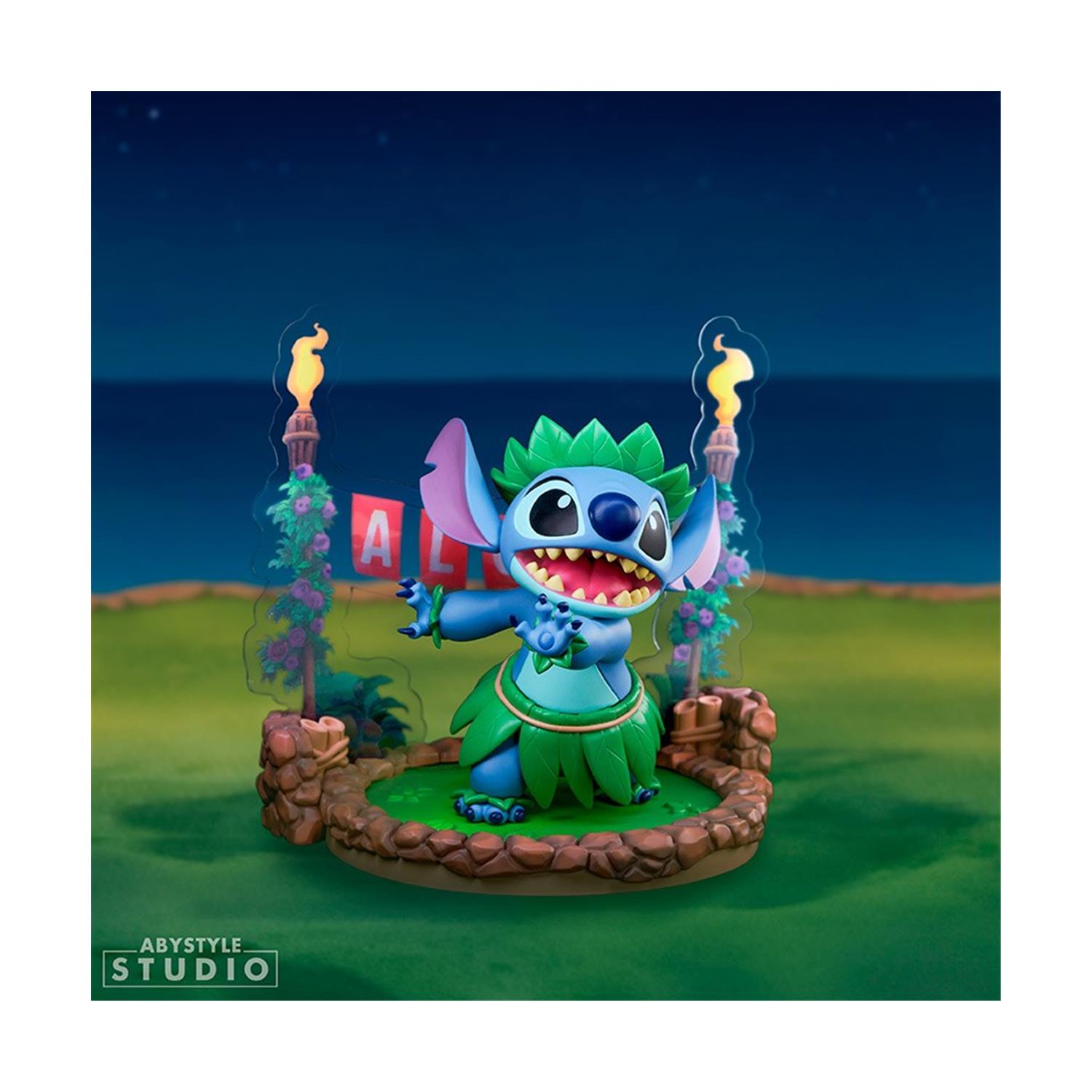 0134339.jpeg Abysse Disney: Stitch - Hula Dance Statue (10cm) (ABYFIG139)