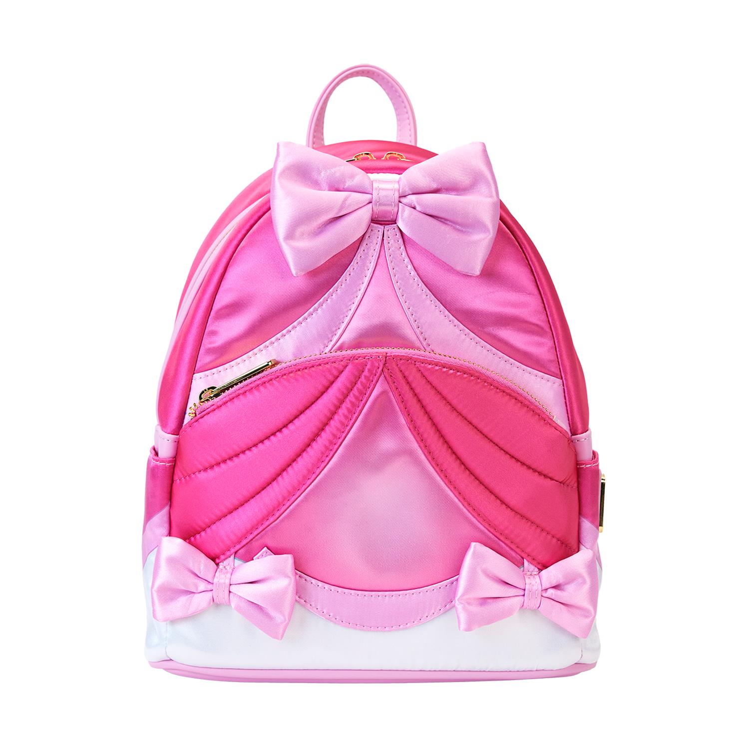 0137124.jpeg Loungefly Disney: Cinderella 75Th Anniversary - Pink Bow Mini Backpack (WDBK3902)