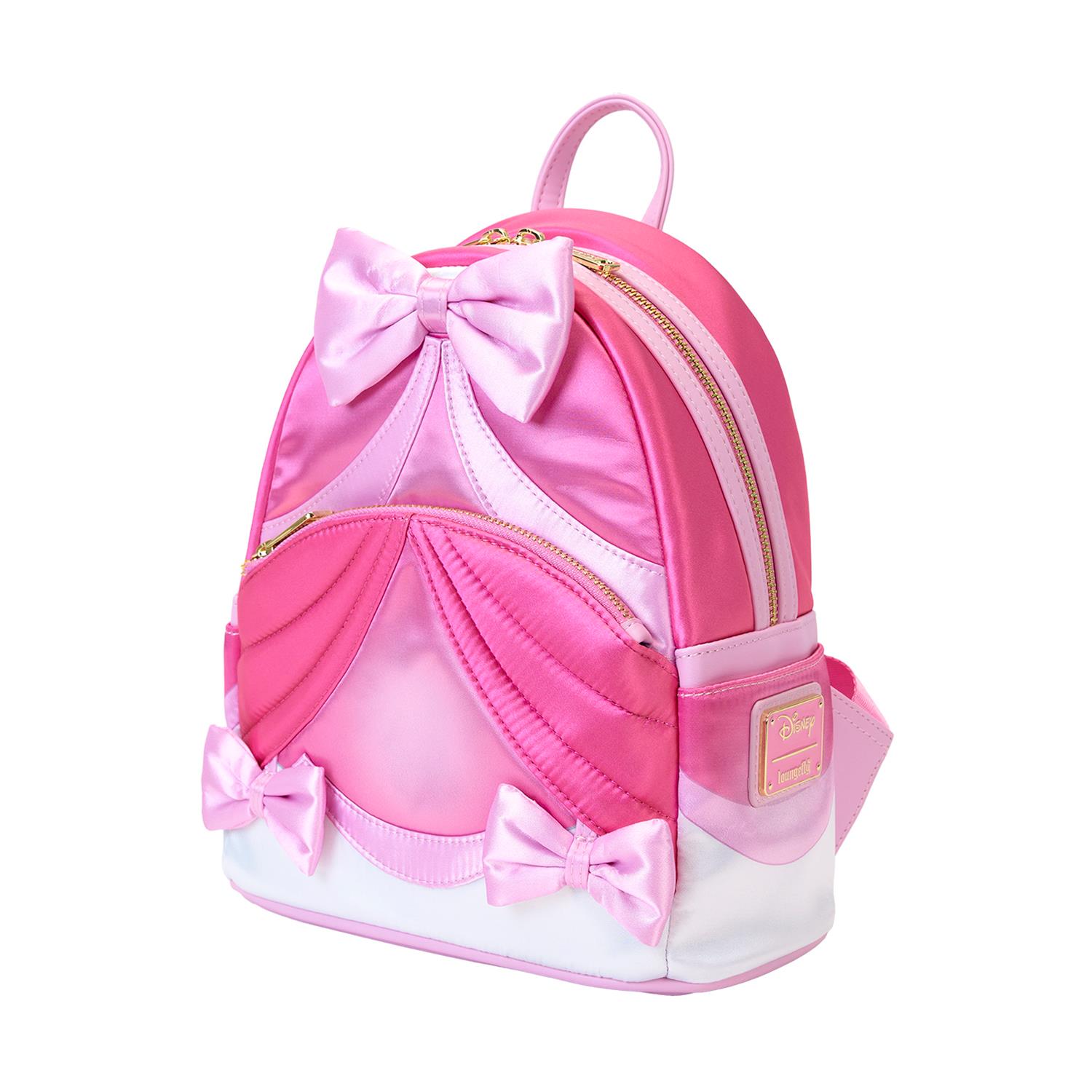 0137125.jpeg Loungefly Disney: Cinderella 75Th Anniversary - Pink Bow Mini Backpack (WDBK3902)