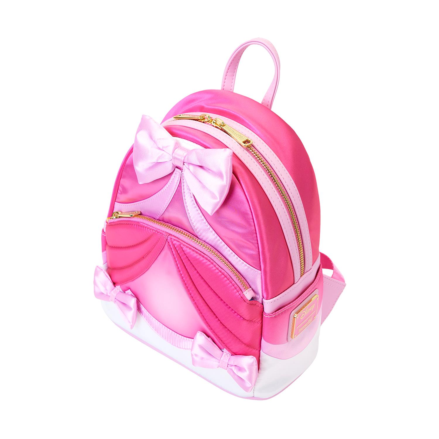 0137126.jpeg Loungefly Disney: Cinderella 75Th Anniversary - Pink Bow Mini Backpack (WDBK3902)