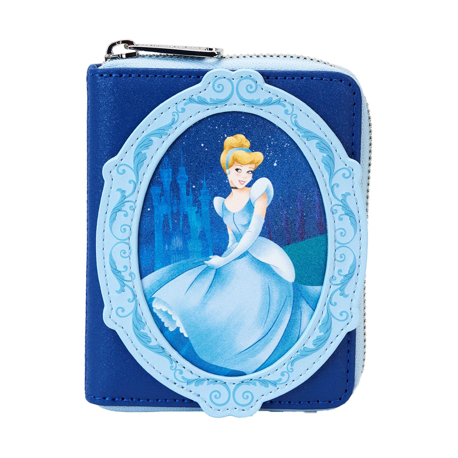 0137130.jpeg Loungefly Disney: Cinderella 75Th Anniversary Zip Around Wallet (WDWA3215)