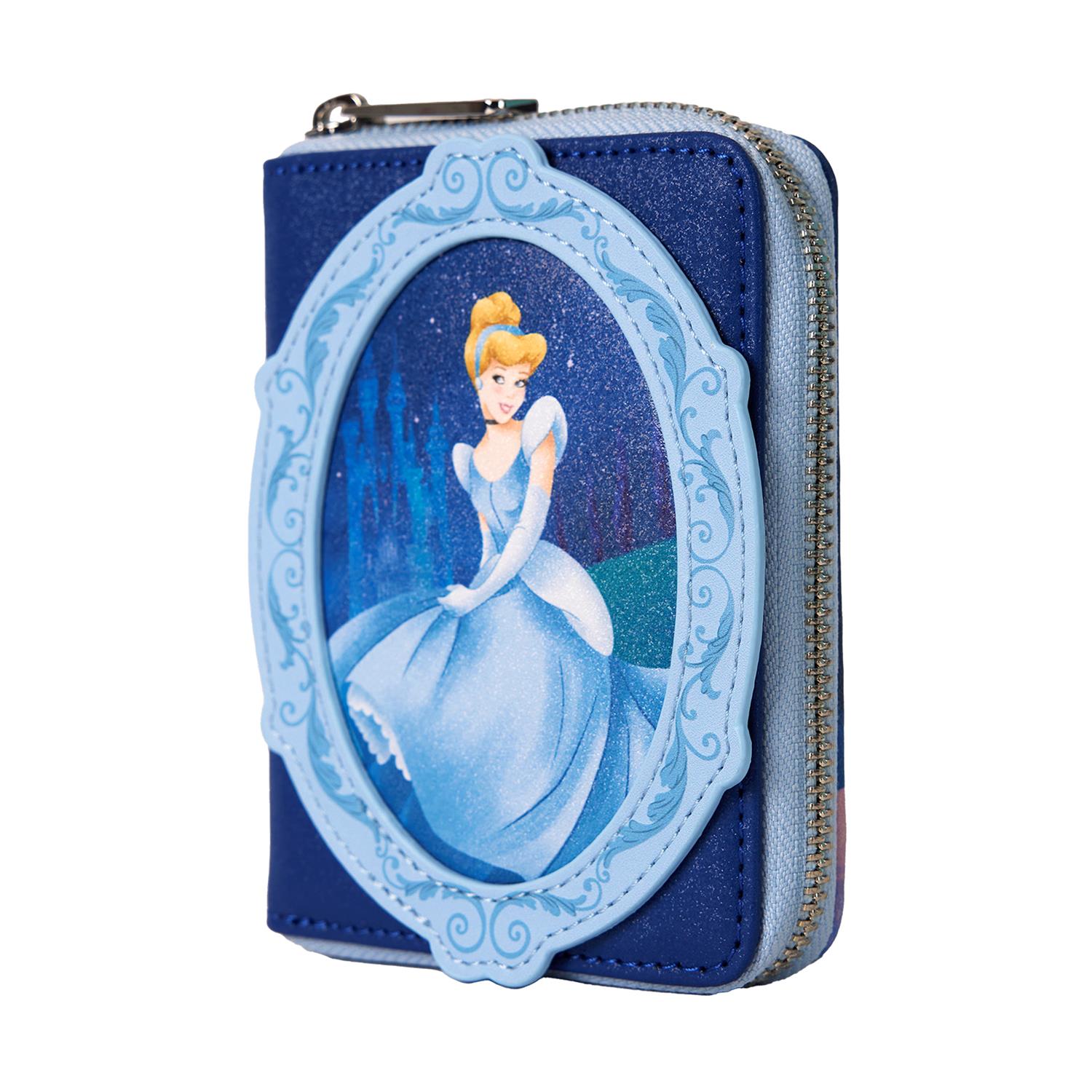 0137133.jpeg Loungefly Disney: Cinderella 75Th Anniversary Zip Around Wallet (WDWA3215)