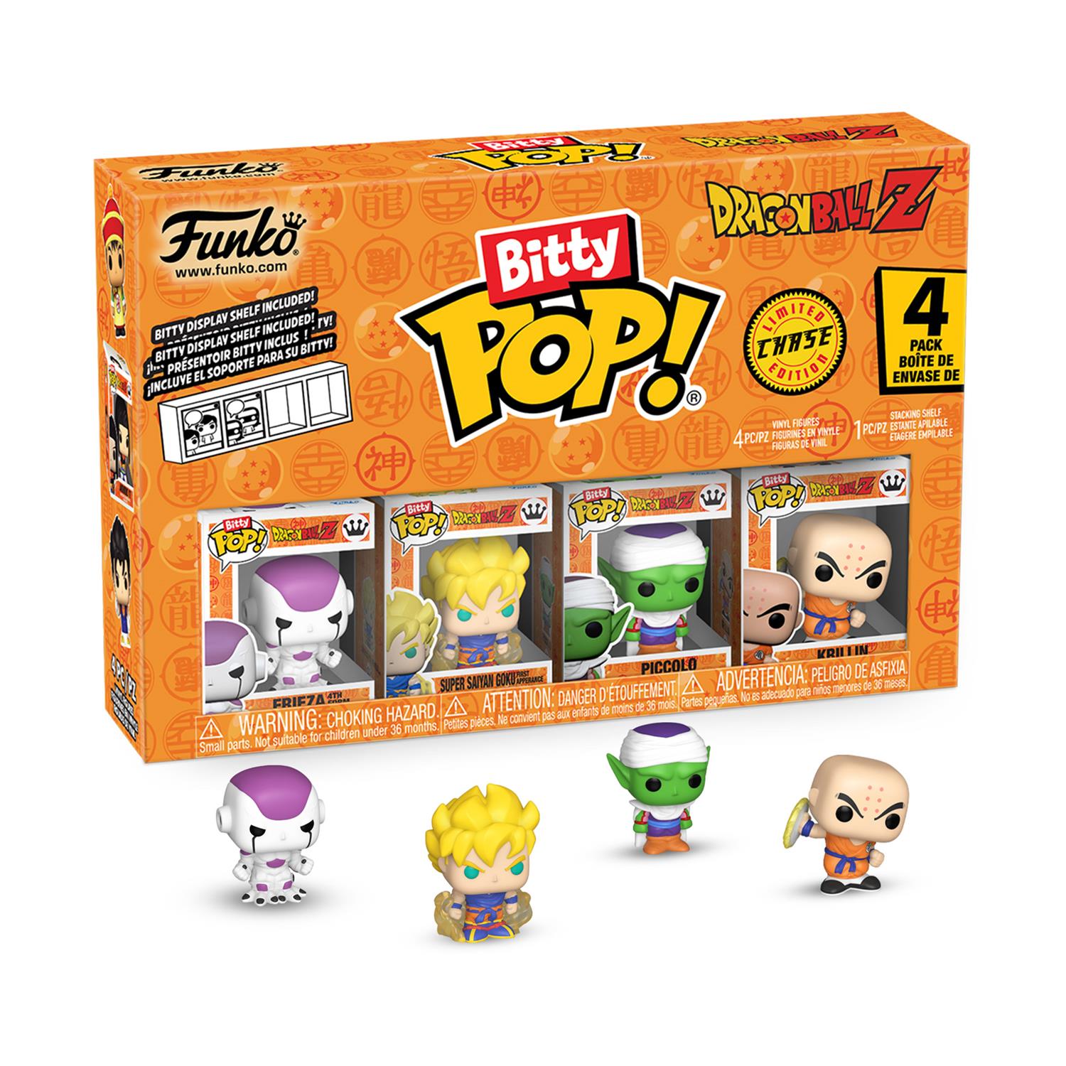 0139779.jpeg Funko Bitty Pop! 4-Pack: Dragon Ball Z - Majin Buu (Pure), Vegito, Majin Vegeta, Mystery Pop! Vinyl Figures