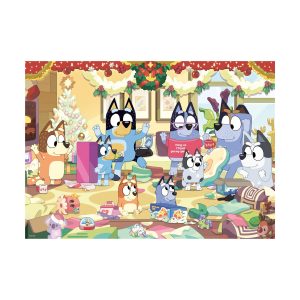 Ravensburger Giant Floor Puzzle: Bluey - Christmas with Bluey (24 pcs) (03171)