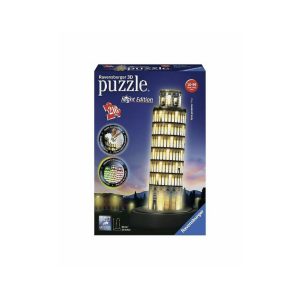 Ravensburger 3D Puzzle: Night Edition Leaning Tower of Pisa (216pcs) (12515)