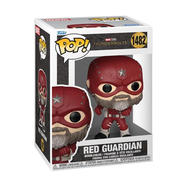 Funko Pop! Marvel: Thunderbolts - Red Guardian #1482 Bobble-Head Vinyl Figure