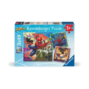 Ravensburger: Marvel Spiderman - Puzzle (3x49pcs) (12004115)