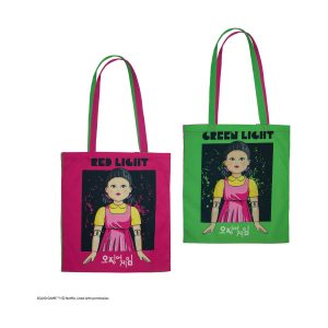 Cinereplicas TV Series: Netflix Squid Game - Red Light, Green Light Polyester Tote Bag (CR2344)