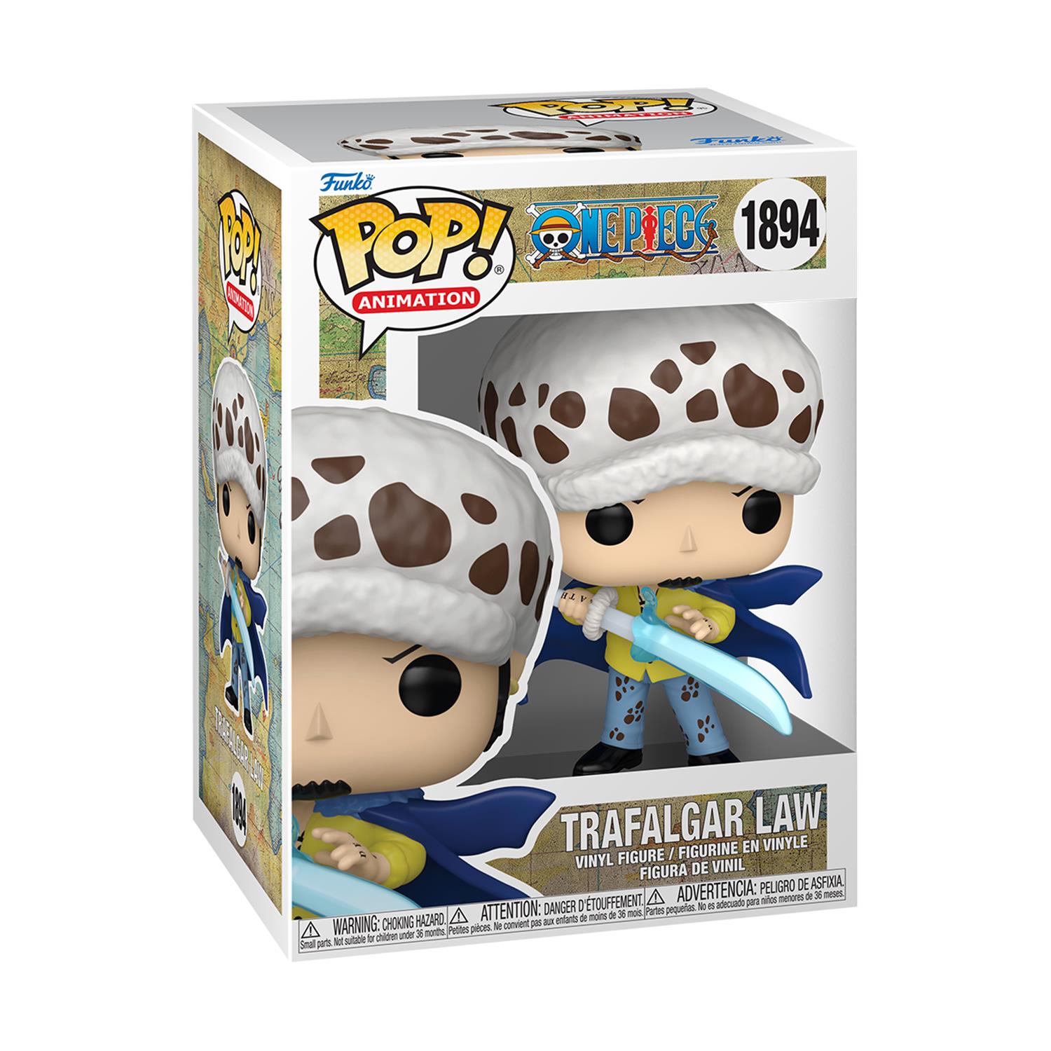 0149773.jpeg Funko Pop! Animation: One Piece - Trafalgar Law #1894 Vinyl Figure