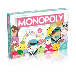 Winning Moves Monopoly: Squishmallows Board Game (Collector's Edition) (English Language) (WM04179-EN1-6)