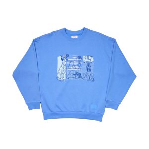 Loungefly Disney: Dogs & Cats Oversized Crewneck Sweatshirt (XL) (WDSWC0001X)