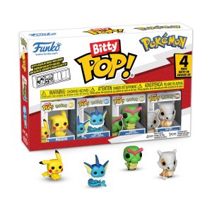 Funko Bitty Pop! 4-Pack: Pokemon - Pikachu, Squirtle, Charmander, Cubone Vinyl Figures