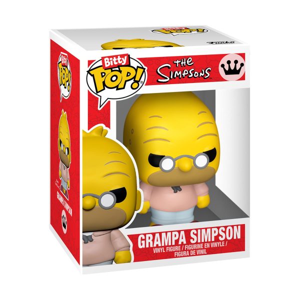 Funko Bitty Pop! 4-Pack: The Simpsons - Scratchy, Grampa Simpson, Lisa Simpson, Fallout Boy Vinyl Figures