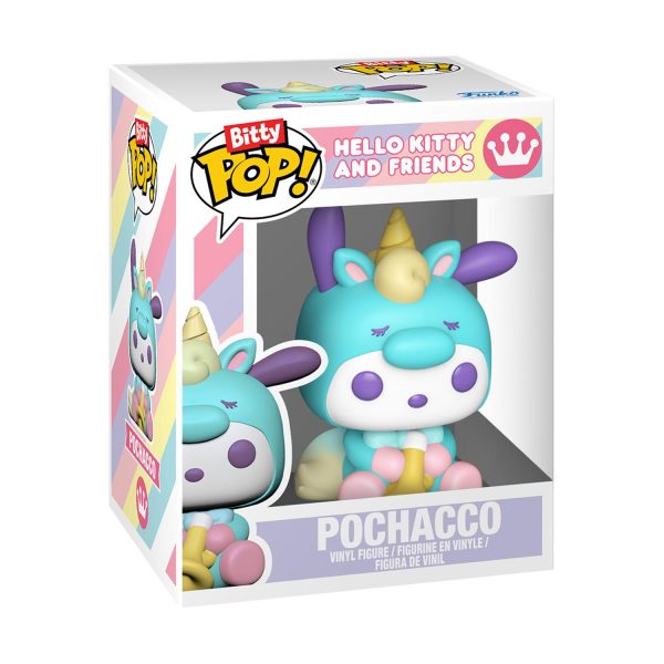 Funko Bitty Pop! 4-Pack: Hello Kitty and Friends - My Melody, Pochacco, Badtz-Maru, Hello Kitty Vinyl Figures