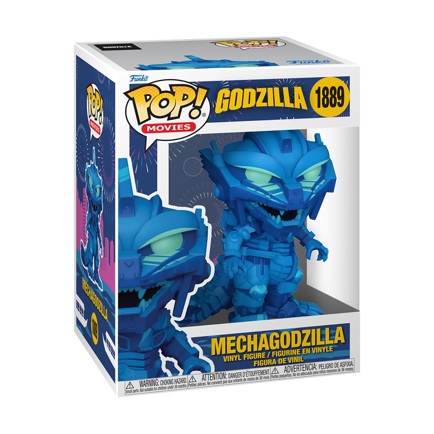 0158182-1.jpeg Funko Pop! Premium Movies: Godzilla - Mechagodzilla (Retro-Futurism) #1889 Vinyl Figure