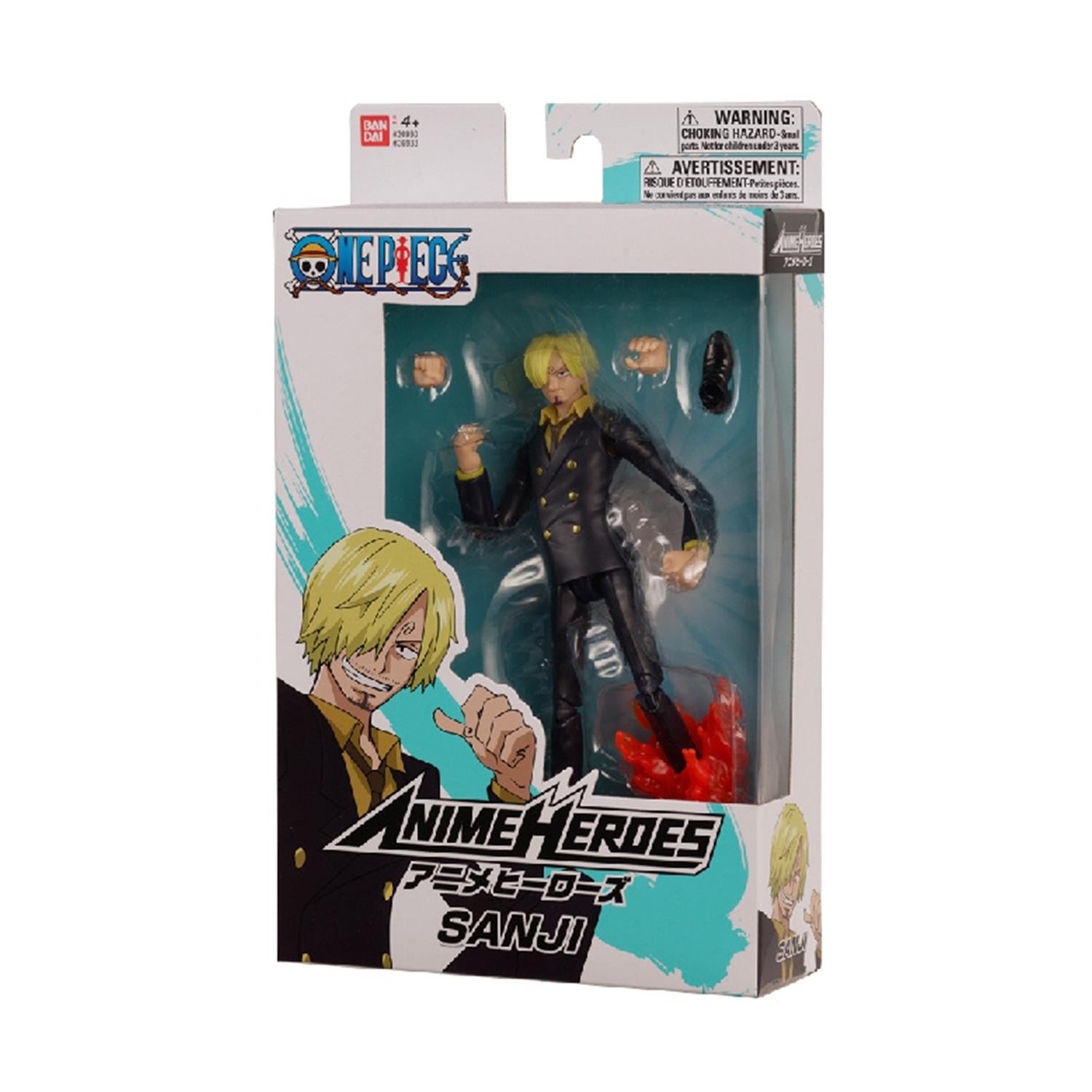 0163104-2.jpeg Bandai Anime Heroes: One Piece - Sanji Action Figure (6,5") (36933)