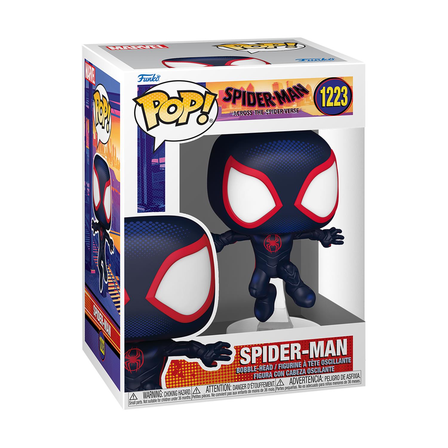 0163112-4-1.jpeg Funko Pop! Marvel Spider-Man Across The Spider-Verse - Spider-Man #1223 Bobble-Head Vinyl Figure