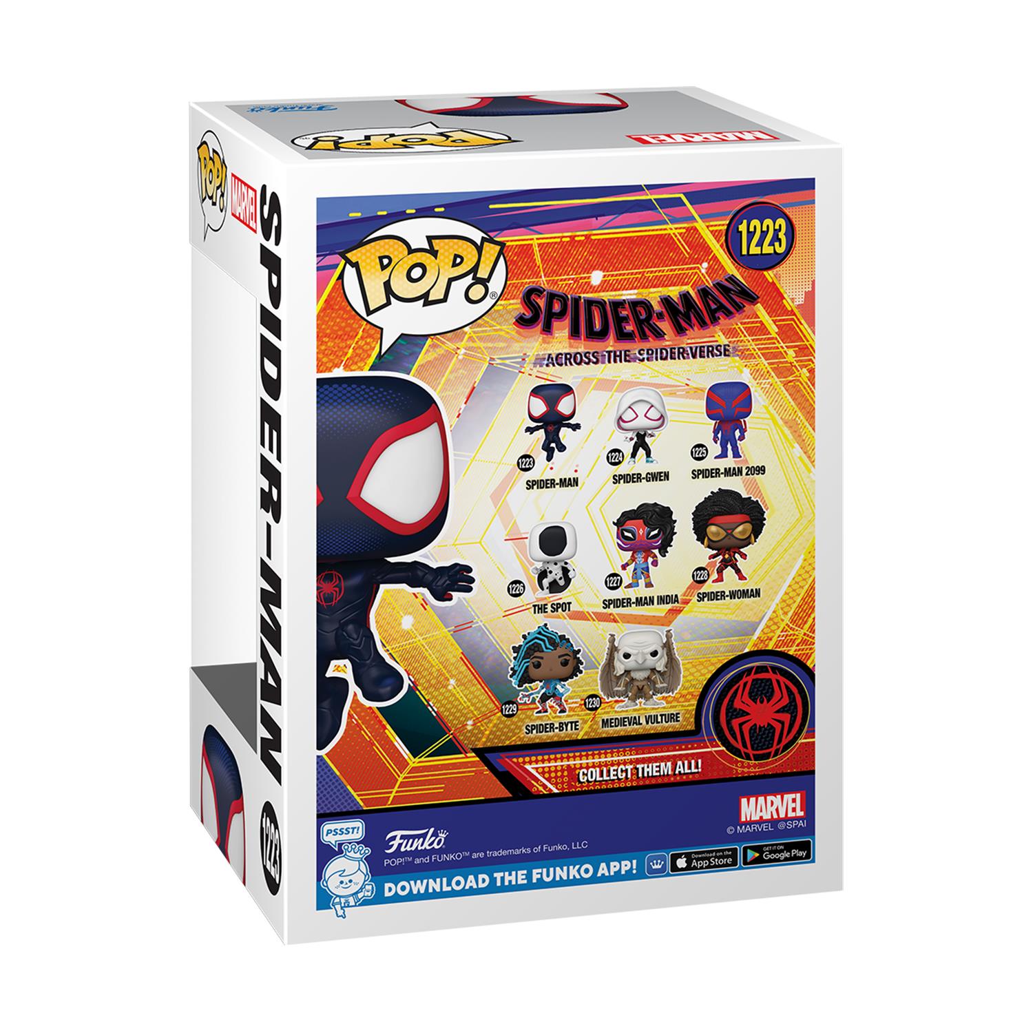 0163113-4-1.jpeg Funko Pop! Marvel Spider-Man Across The Spider-Verse - Spider-Man #1223 Bobble-Head Vinyl Figure
