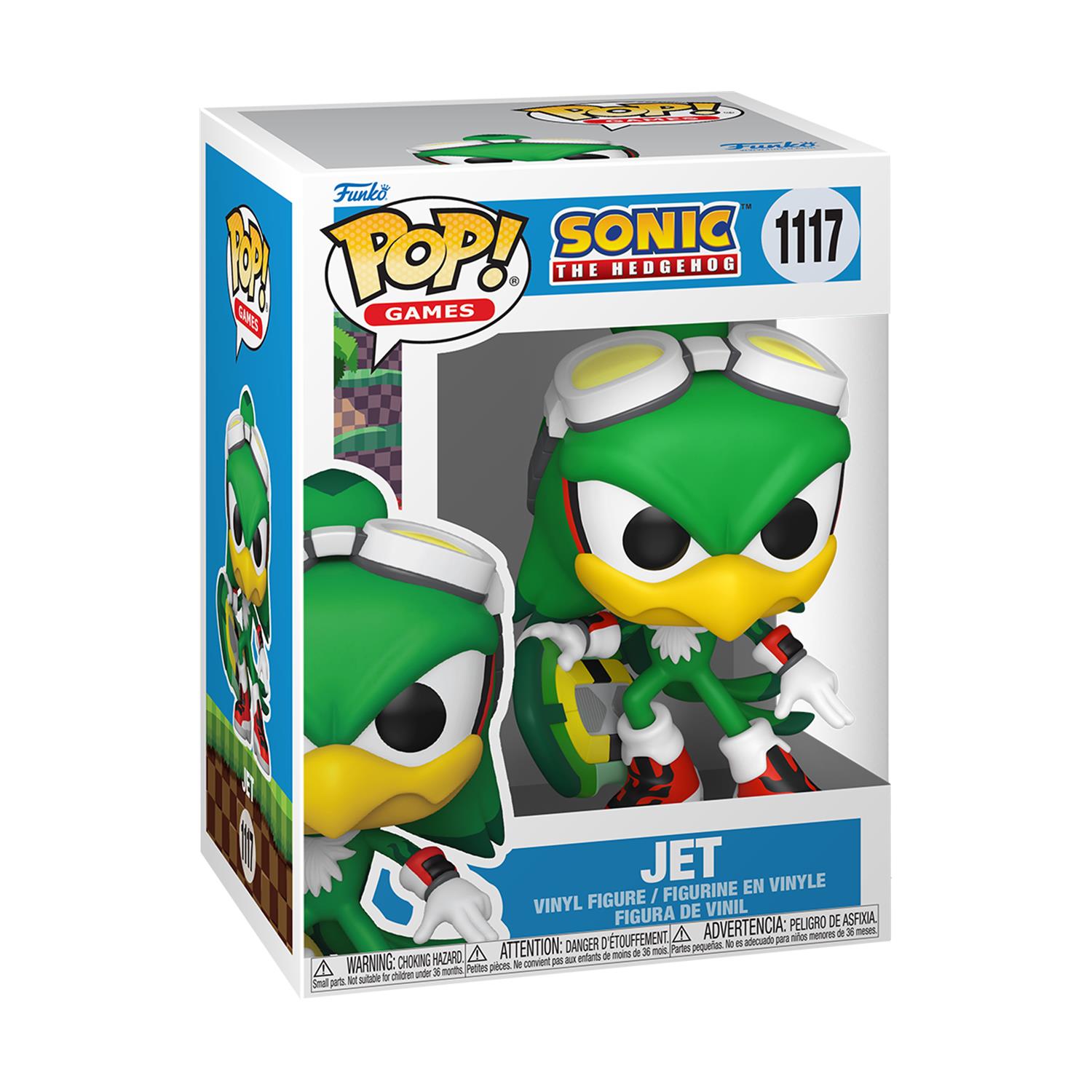 0167415-1.jpeg Funko Pop! Games: Sonic The Hedgehog - Jet (with Board) #1117 Vinyl Figure