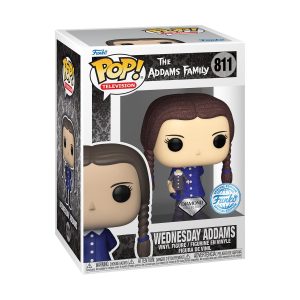 Funko Pop! Television: The Addams Family - Wednesday Addams (Diamond Glitter) (Black) (Special Edition) #811 Vinyl Figure