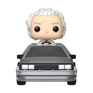 Funko Pop! Rides Deluxe: Back to the Future - Doc with Time Machine #133 Vinyl Figure