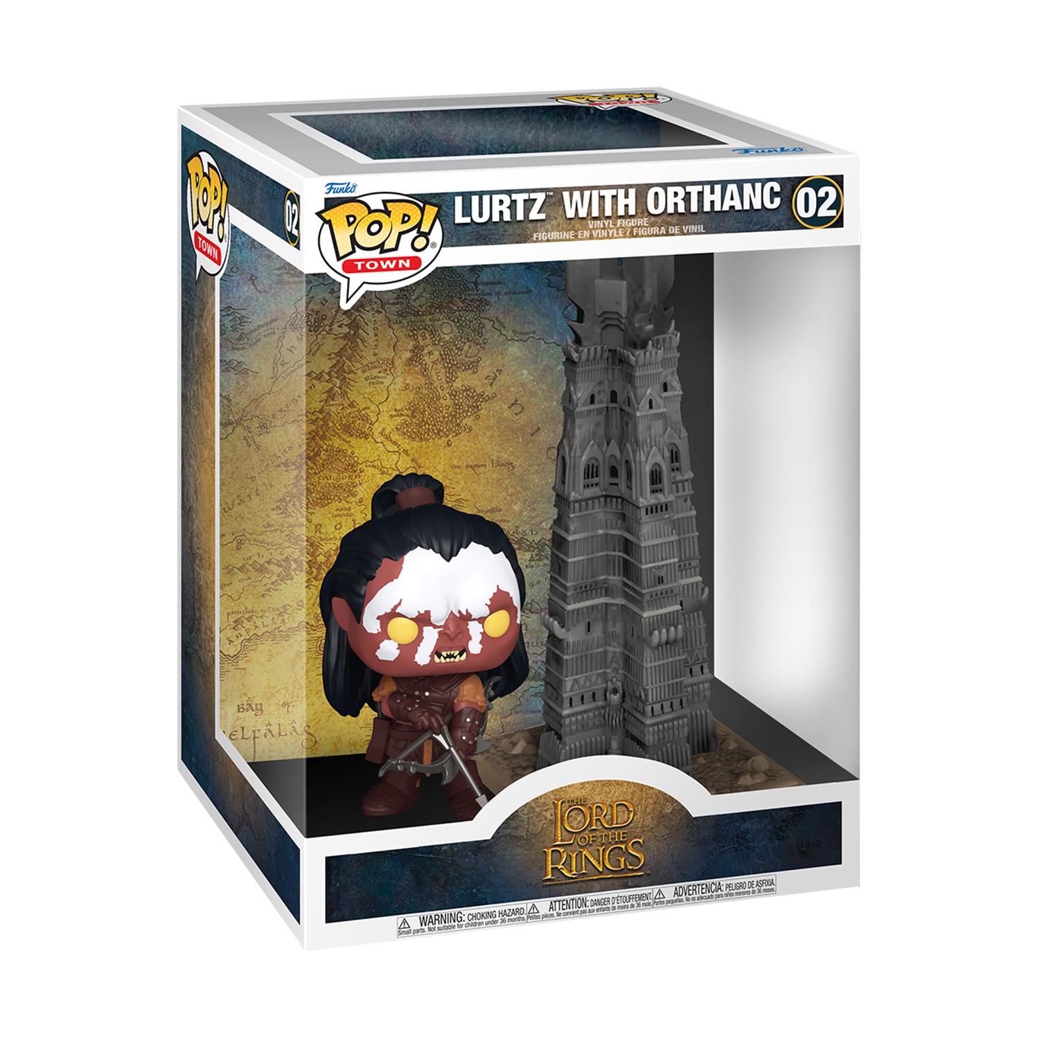 0173309.jpeg Funko Pop! Town: The Lord of the Rings - Lurtz (with Tower) #02 Vinyl Figure