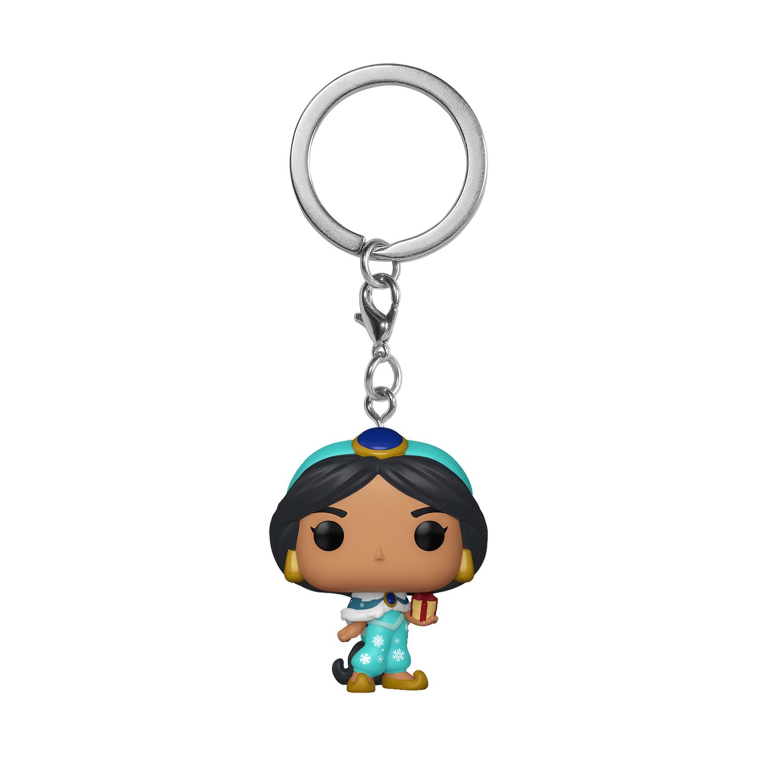 0173338.jpeg Funko Pocket POP! Μπρελόκ Disney: Holiday - Jasmine Φιγούρα