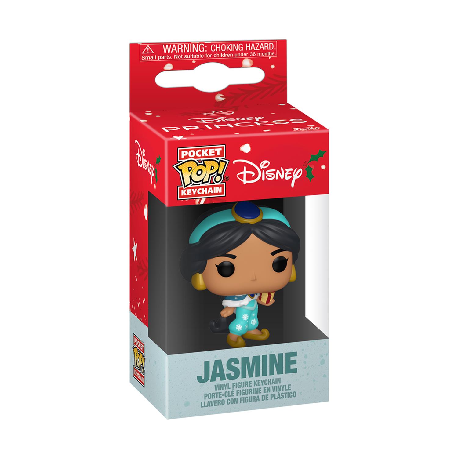 0173339.jpeg Funko Pocket POP! Μπρελόκ Disney: Holiday - Jasmine Φιγούρα