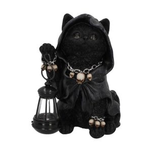 Nemesis Now Adult: Gothic - Reapers Feline Lantern Figure (18.5cm)