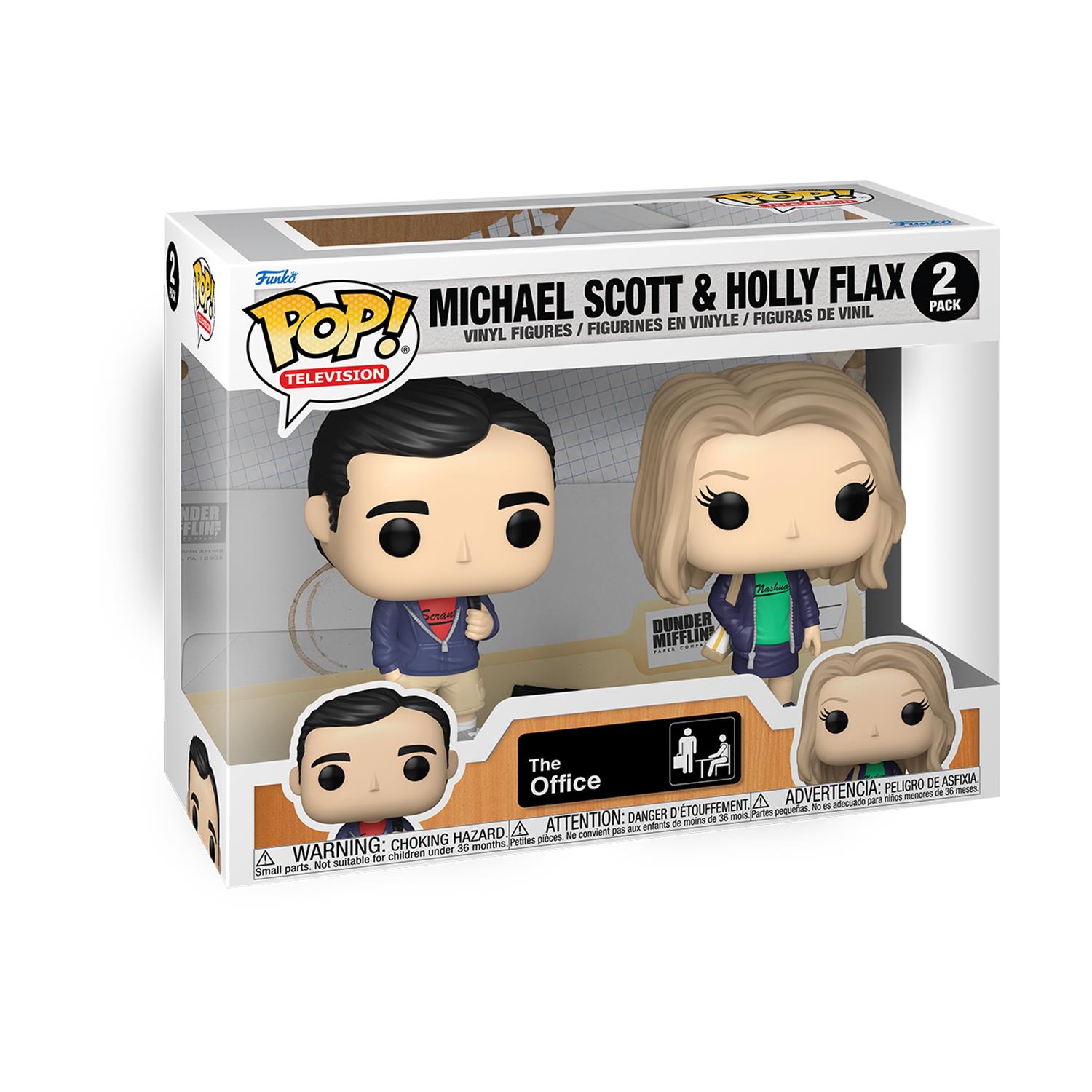 0177758-1.jpeg Funko Pop! 2-Pack Television: The Office - Michael Scott & Holly Flax Vinyl Figures