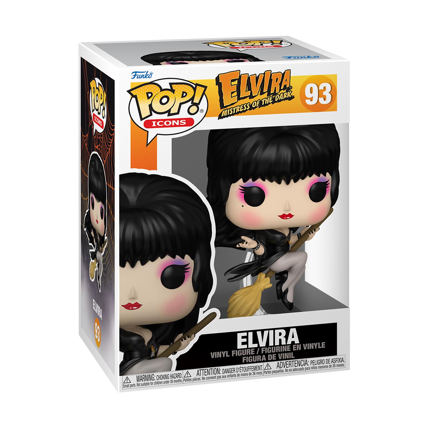 0179047.jpeg Funko Pop! Icons: Elvira Mistress of The Dark - Elvira #93 Vinyl Figure