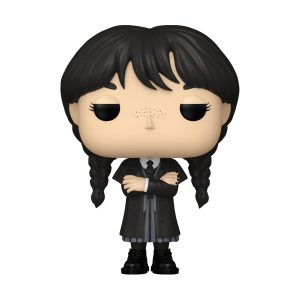 Funko Pop! Television: Wednesday - Wednesday Addams (Black Coat) #1815 Vinyl Figure