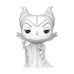 Funko Pop! Disney: Sleeping Beauty (Sketched) - Maleficent #1648 Vinyl Figure